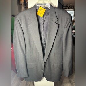 Towncraft Navy Pinstripes Suit Jacket Sports Coat Size 42R EPC